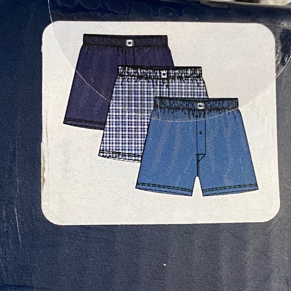 NEW Men’s GAP Boxers Blue Functional Fly Tag Free Waist 30-31 - Picture 3 of 8